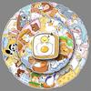 50 Good Night World Graffiti Stickers Cartoon Cute Hand Drawn Non-Infringement Animal Decorative Mobile Case Stickers