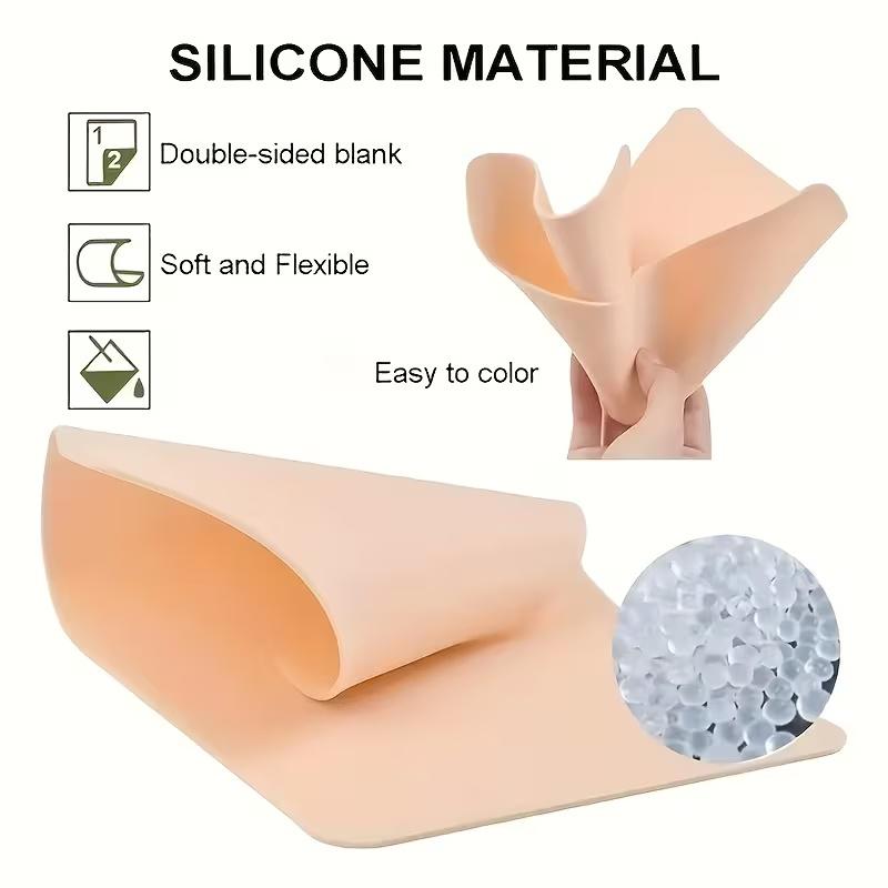 3-20 unid. Pele de Prática para Tatuagem Silicone Dupla Face Microblading Sobrancelha Peles de Treino Suprimentos para Tatuagem para Iniciantes 7.5*5.5 polegadas