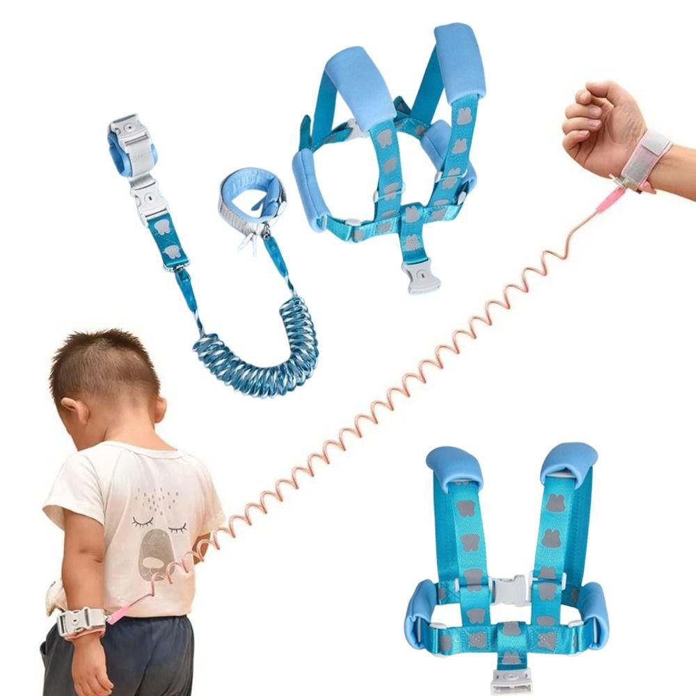 1.5/2/2.5m Child Anti Lost Wrist Link 2in1 Toddler Harness Leashes  For 1-10 Years Children