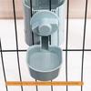 Hanging Bowl Water Bottle Hanging Pet Cage Hanging Feeder Food Container Dispenser Pet Feeder Cage Pet Water Dispenser