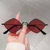 Women Y2k Metal Irregular Rhombus Sunglasses Women for Men New Vintage Punk Hip Hop Popular Decor Sun Glasses