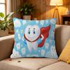 Baby Cartoon Pink Blue My First Tooth Pillow Cushion Cover Pillowcase Living Room Sofa Home Decor Customized