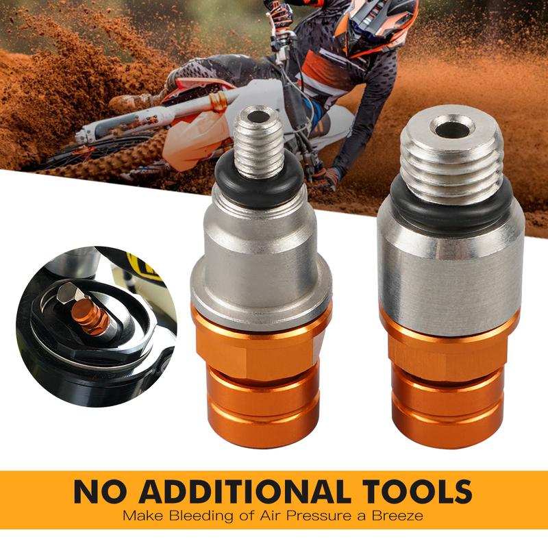 For KTM SX 125 SX 250 SXF 450 XC 300 XCF 350 M4x0.7 M8x1.0 Fork Air Bleeder Valve Screw For Husqvarna TE 300 FE 450 FE 501