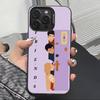 Hot TV Show F-Friends Phone Case For iPhone 17,16,15,14,13,12,11 Plus,Pro Max,XS,Colored Silver Plated Inside Cover