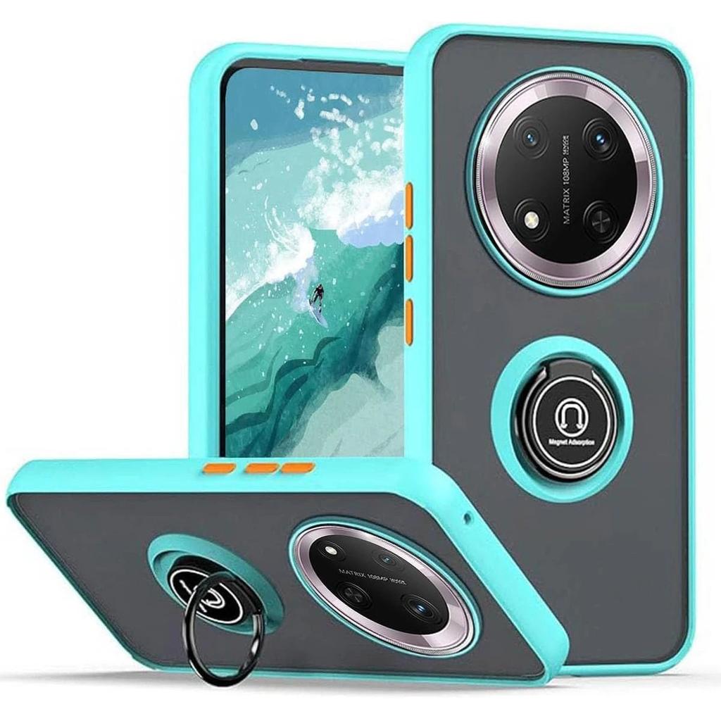 Armor Matte Case For Honor Magic 7 Lite Pro X9c 5G Cover Ring Magnetic Stand Holder Shockproof Coque Shell Fundas