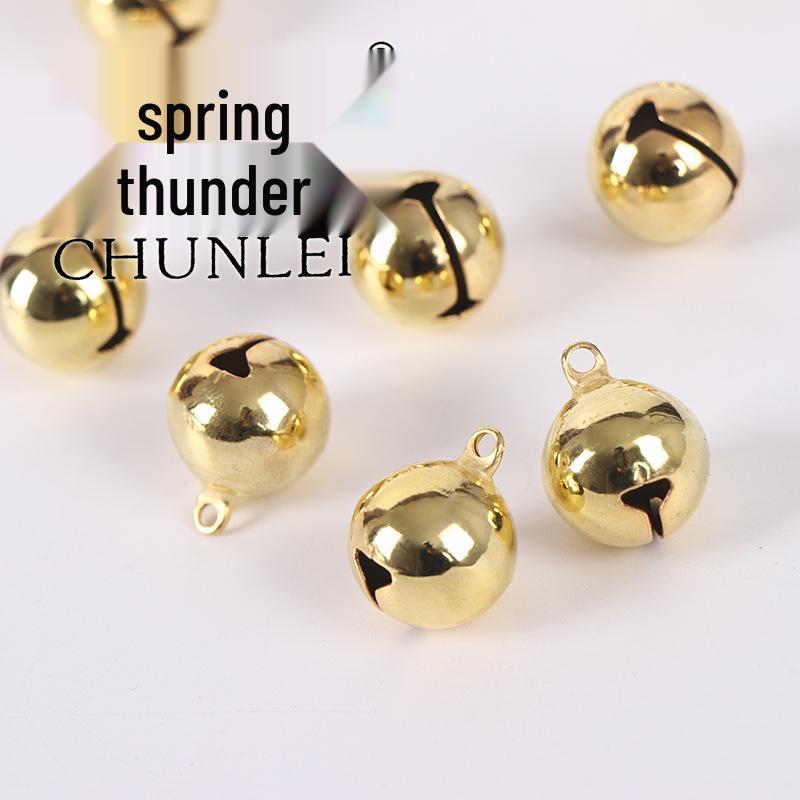 18mm Imitation Gold Bell Pendant for Jewelry or Pet Collar
