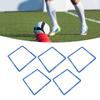 5 Pcs   Training Rings Multifunctional Quadrilateral Physical Speed Training Rings for Basket  Foot 