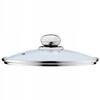 Couvercle en verre - kadax - 24 cm - poignée en acier ergonomique - sortie vapeur - étanchéité