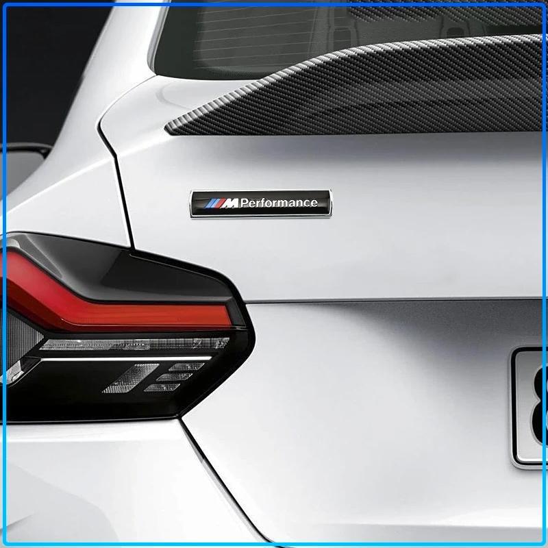For BMW E46 E60 G20 G30 M Performance M3 M5 M6 X2 X6 Car Emblem 3D Sport Badge Auto Rear Trunk/Side Fender Sticker Accessories