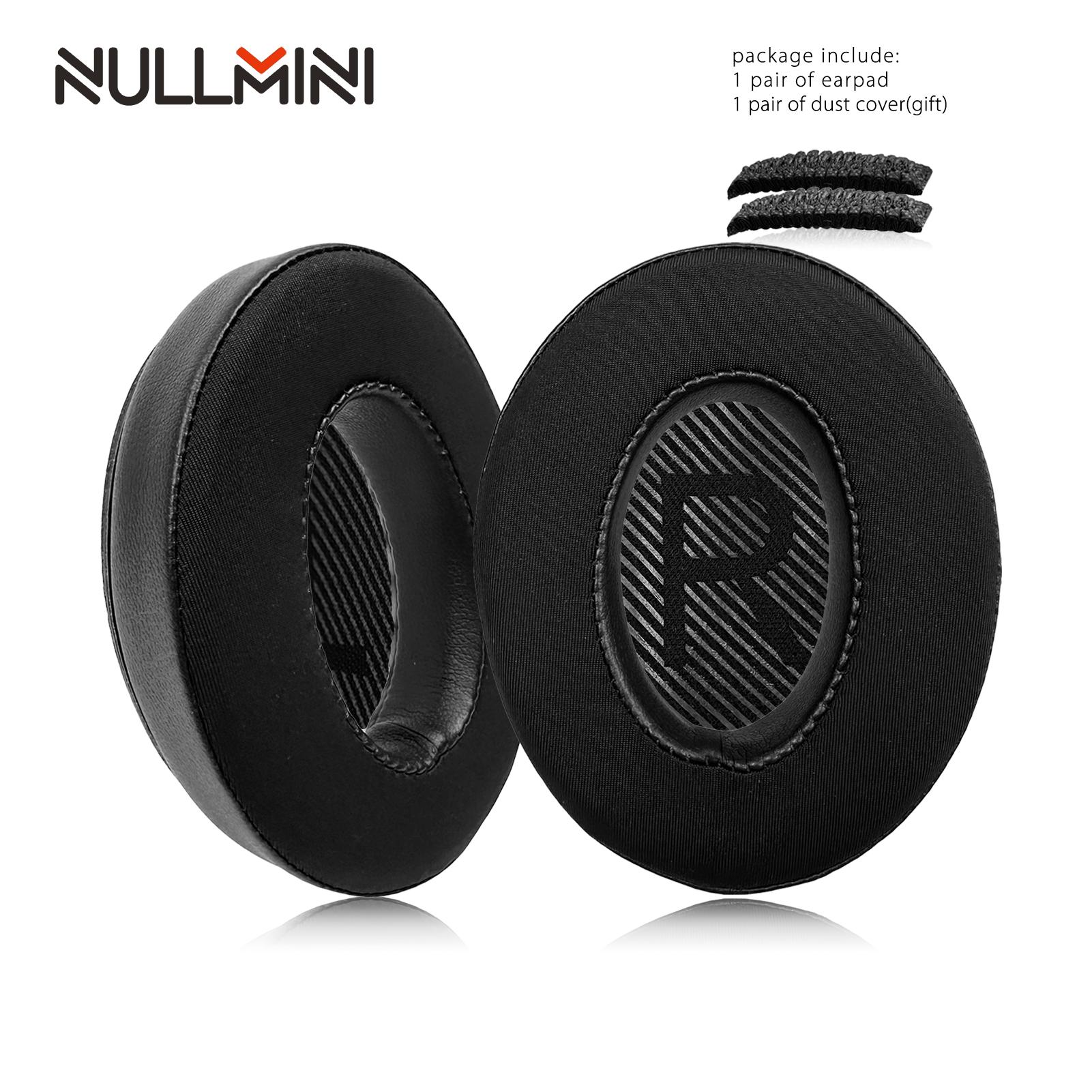 

Сменные амбушюры NullMini для наушников Bose QC35, QC35II, QuietComfort 35, 35II, охлаждающий гель, подушечки для ушей, повязка на голову
