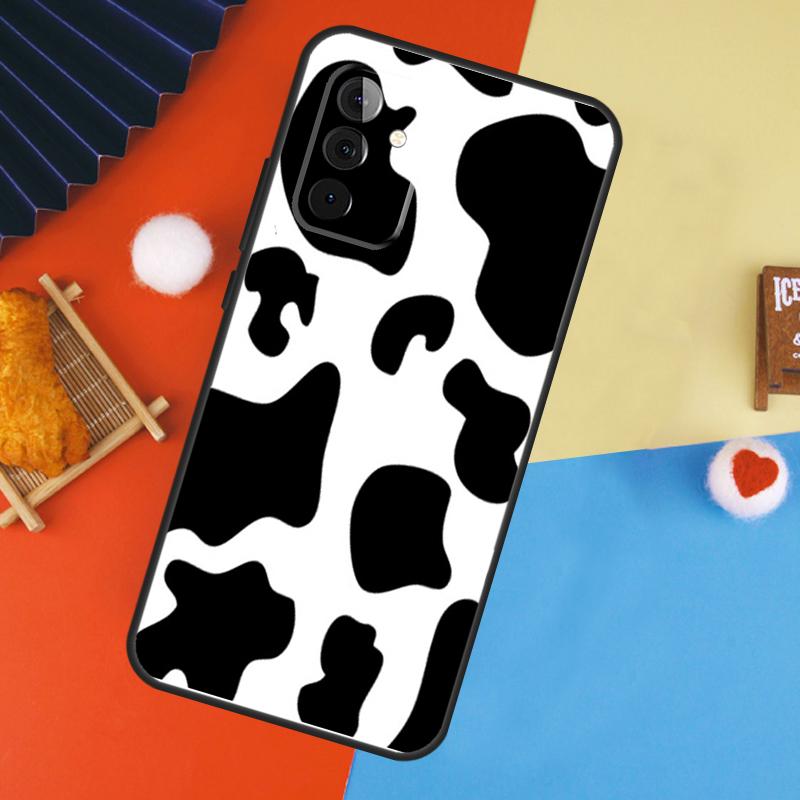 Cow Print Case For Samsung Galaxy A54 A34 A14 A55 A35 A33 A53 A13 A23 A17 A06 A16 A56 A36 A52 A32 A15