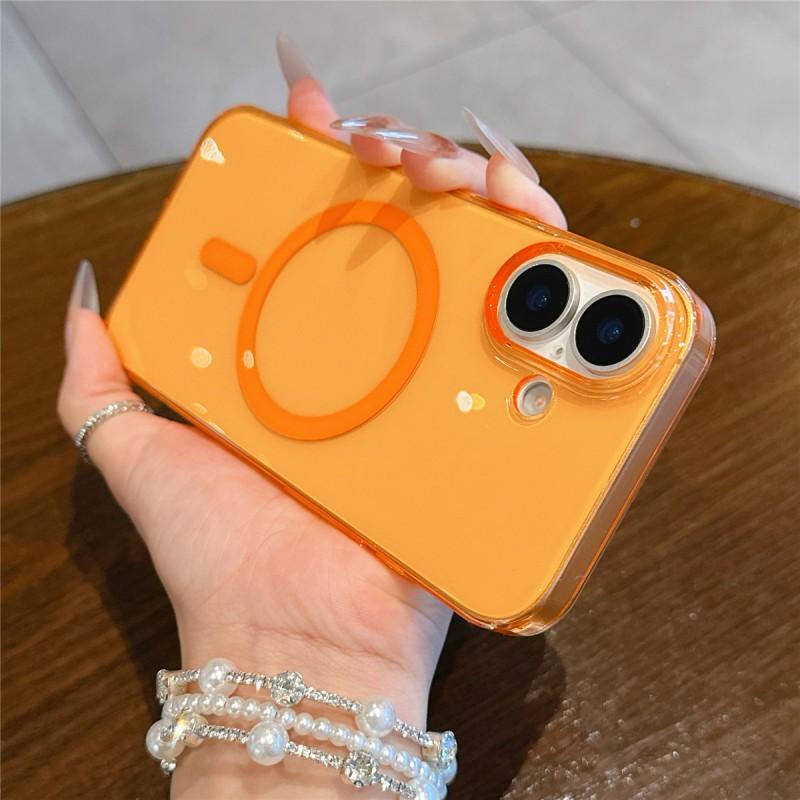 

High Transparency Magnetic Suction Suitable IPhone 17 PROMAX Transparent All Inclusive Phone Case Apple 16 Large Hole Hard Protective 15 iPhone 16 PROMAX