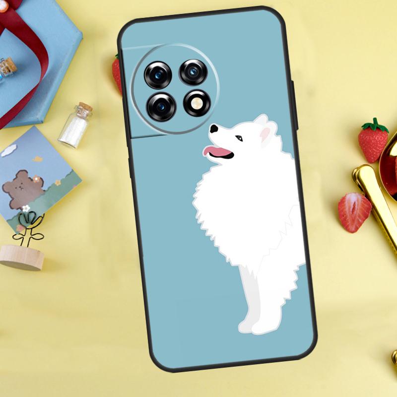Japanese Spitz Dog Case For OnePlus 13T 13R 12 12R 15 13 11 10 10T 8T Nord 5 CE 2 3 4 Lite Nord N20 N30 Cover
