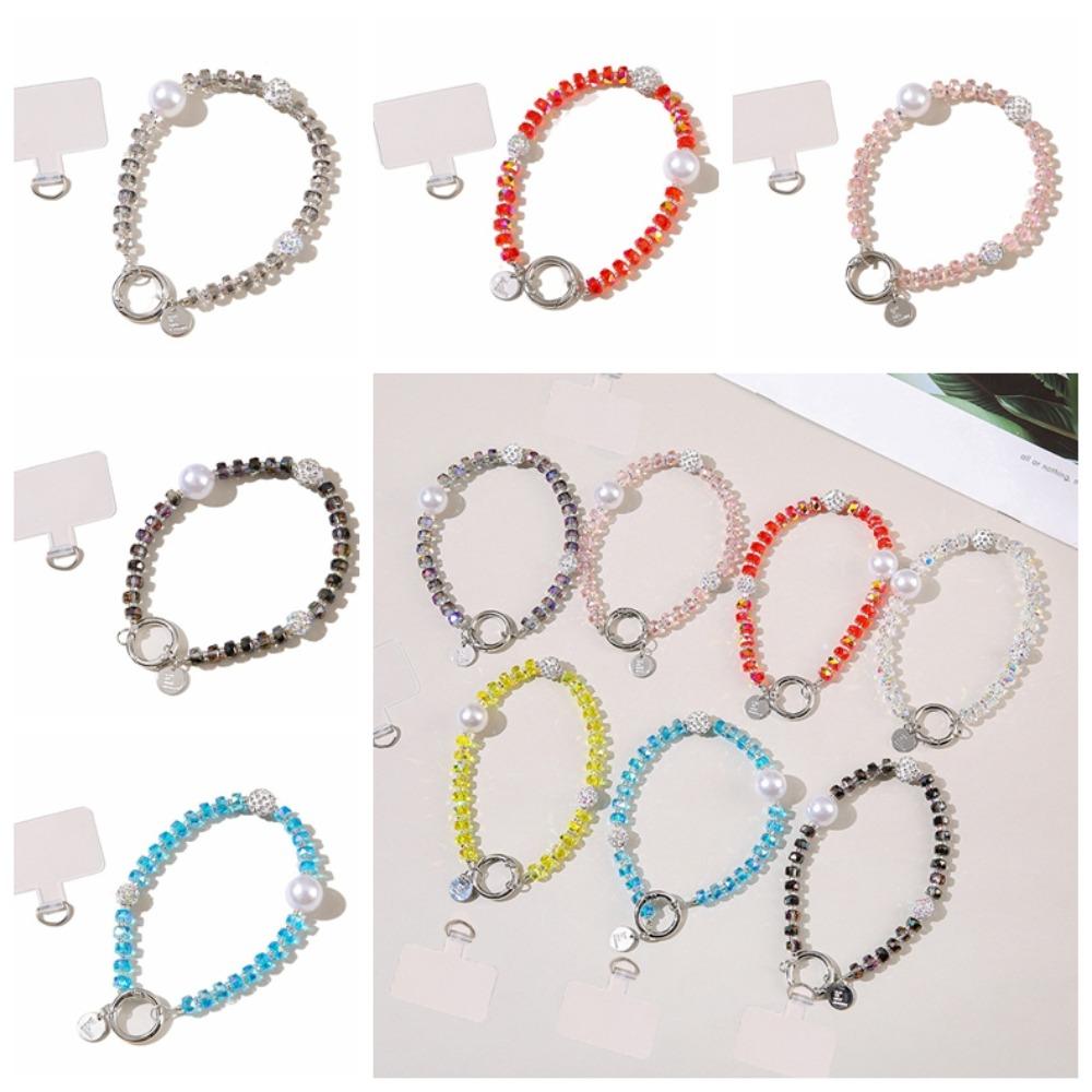 

Rhinestone Mobile Phone Lanyard Color Diamond Cellphone Chain Diamond Phone Strap New Year Gift