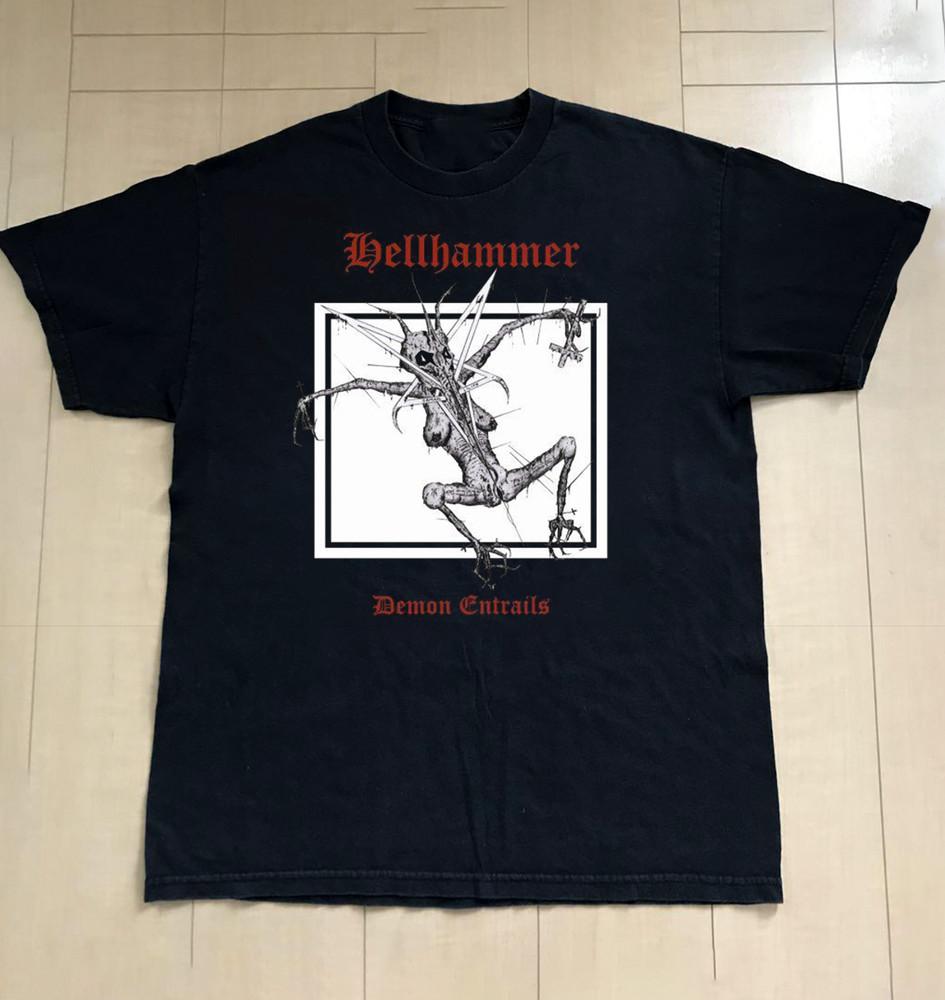 Hellhammer Band Demon Entrails Unisex T-Shirt All Size S To 5XL SB199 Unisex T-Shirt XXL