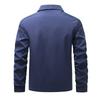 Autumn Pilot Jacket, Men's Casual and Fashionable Zipper Stand-up Collar Top