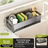Easy to Clean Multi-Use Drain Rack Space-Efficient Sink Storage Tray Kitchen Sink Rack  Home Use