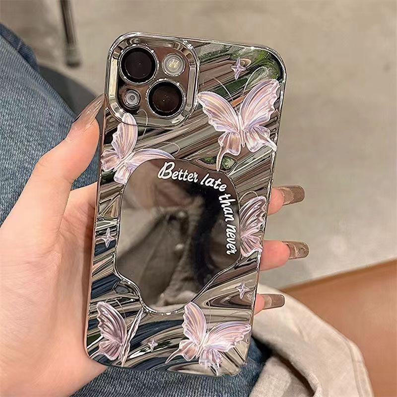 

Ins butterfly iPhone premium makeup mirror apple phone case new apple 11