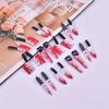 [Halloween Acrylic Earrings] 10pcs Halloween Flat Acrylic Fun Knife Pendant Earrings Necklace Accessories Set