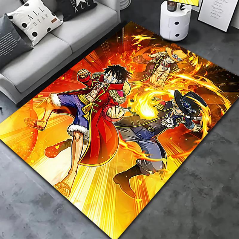 Monkey D Luffy Carpet Rug For Living Room Bedroom Home Sofa Decoration,kids Play Nonslip Floor Mat