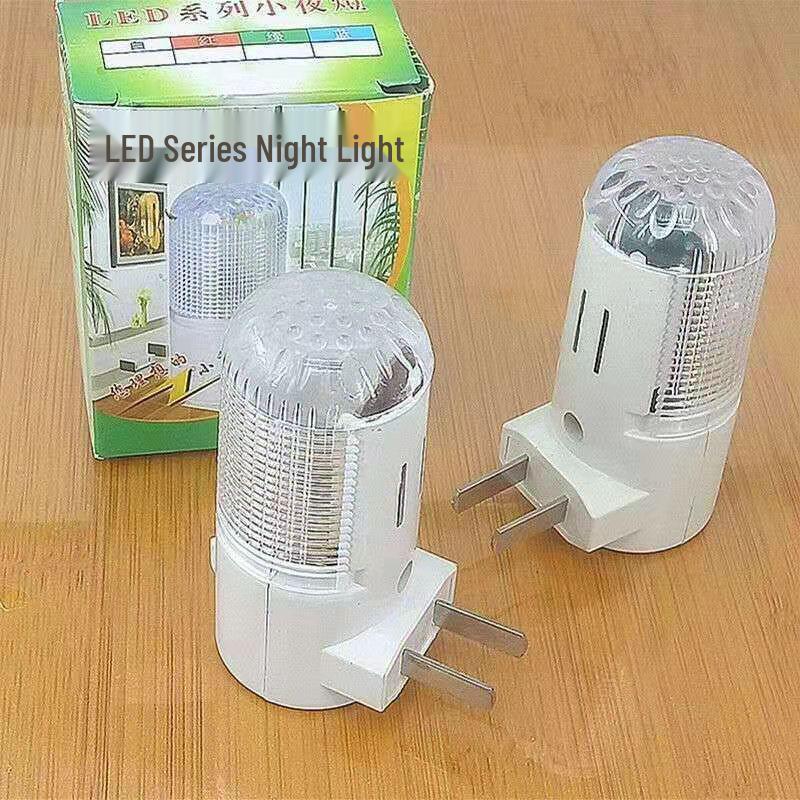 Energy-Saving 3W LED Night Light with Switch for Bedroom and Desk