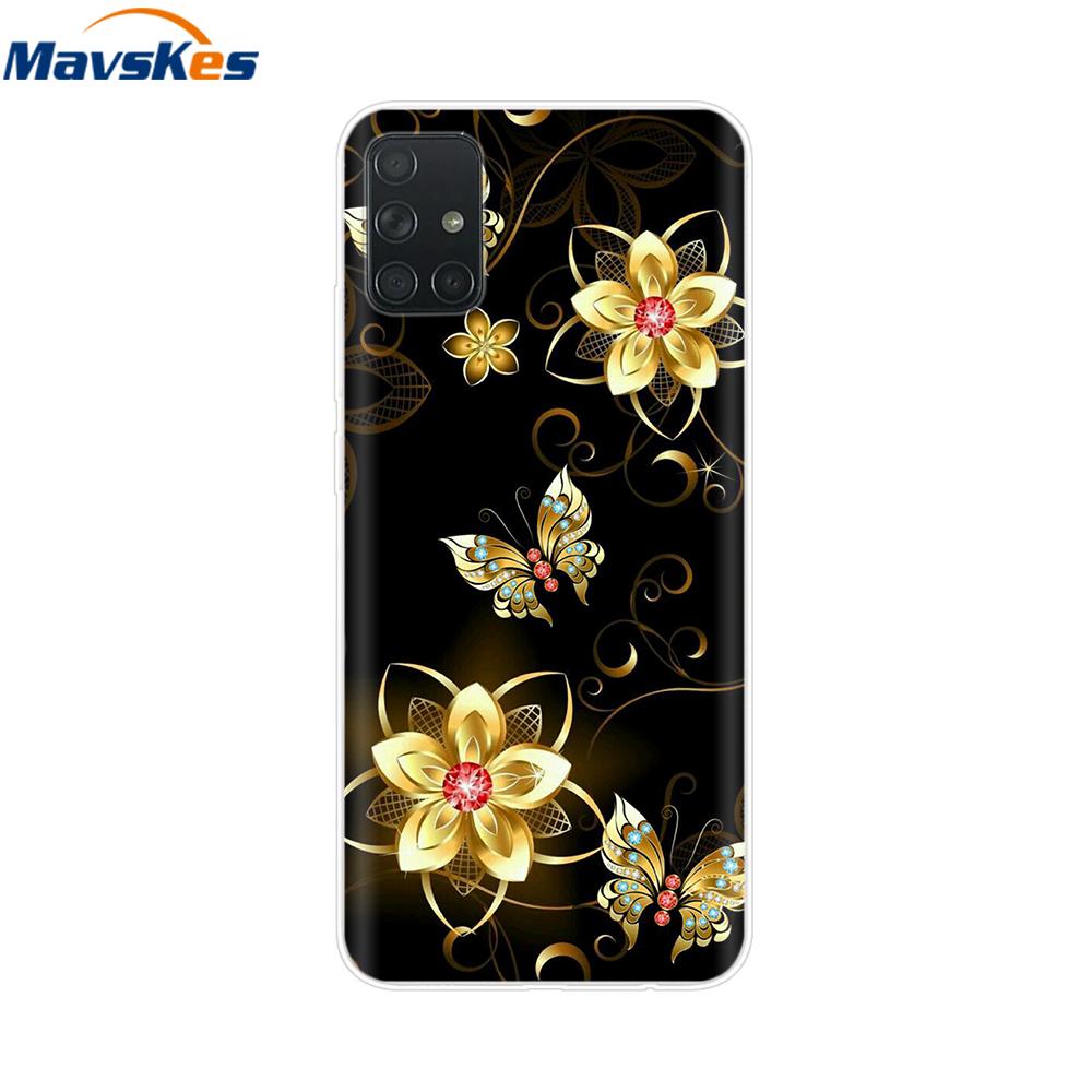 For Samsung Galaxy A51 Case Silicon Transparent Back Cover Phone Case for Samsung Galaxy A71 SM-A715F A515F A 51 71 Cover Fundas