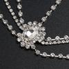 Fashion Bridal Rhinestone Hair Chain Head Jewelry For Women Multilayer Crystal Tassel Hair Jewelry Headbands Wedding Accessories