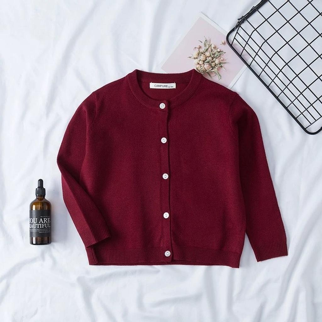 Girls' Stylish Casual Cardigan Sweater Outerwear