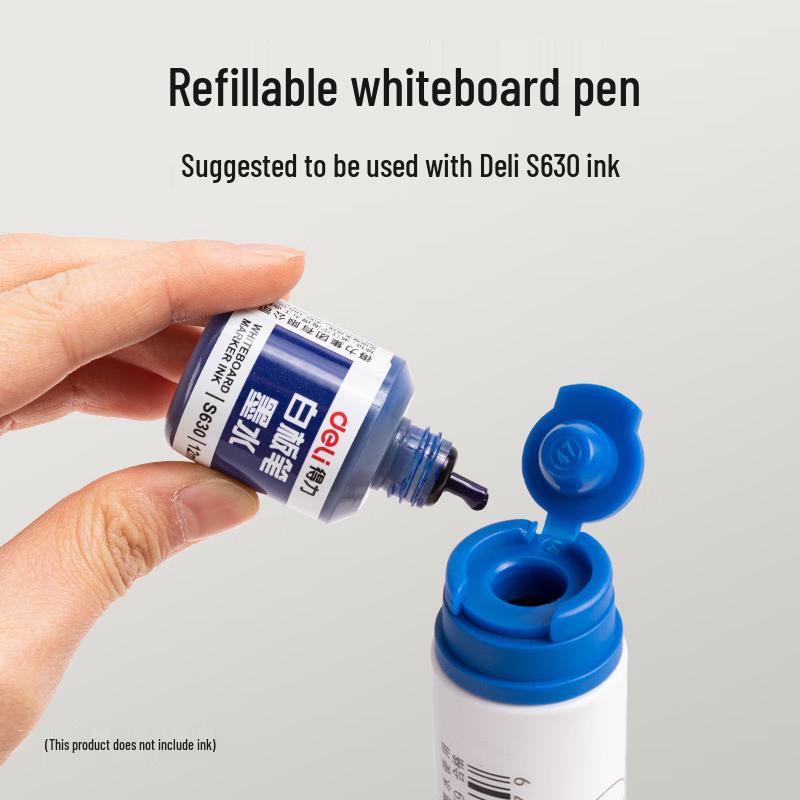 Deli Refillable Whiteboard Marker