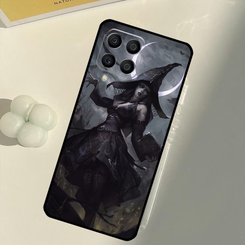 Moon Witch Horror For Samsung Galaxy M33 M13 M14 M12 M32 M52 M31 M55 M15 M11 M21 M35 M53 M34 M54 M06 M16 Case