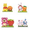 Strawberry Bear Building Block Pen Holder Abs Plastic Toy For 3c Configuration 14+