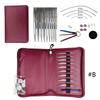 Multifunctional Circular Knitting Needles Set Interchangeable Crochet Needles Stainless Steel Knitting Needles Set