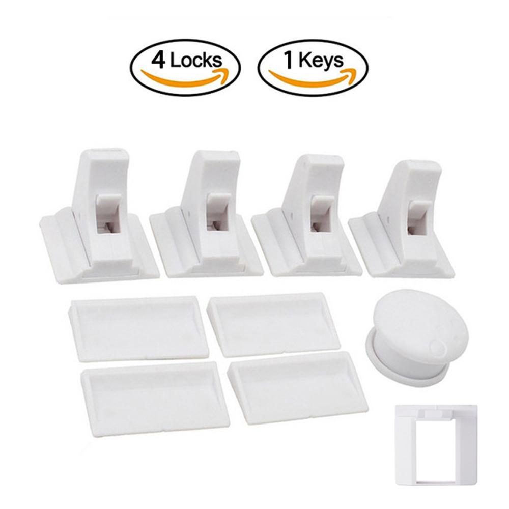 Baby Safety Lock Invisible Lock Kids Security Drawer Latch Cabinet Door Magnetic Child Safety Lock Limiter  Children Protection