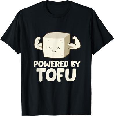 T-shirt Vegan Végétarien Amour Tofu Propulsé par le Tofu