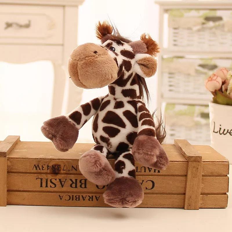 Cute Nici Jungle Animal Small Mini Doll Tiger Lion Elephant Monkey Pendant Plush Doll