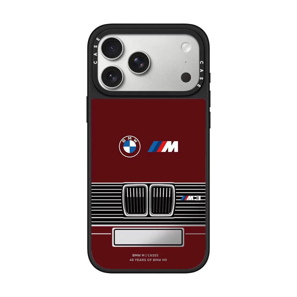 Blue Black Red For Bmw M Power M3 Emblem Car Phone Case For IPhone 17 16 15 14 13 12 11 Pro Max X XR Plus Phone Shell Sticker hkvr74