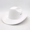 Jazz Hat Felt Hat Belt Buckle Knight Hat Big Head Circumference Cross-Border Foreign Trade Tibetan Top Hat Western Cowboy Hat Mongolian Hat