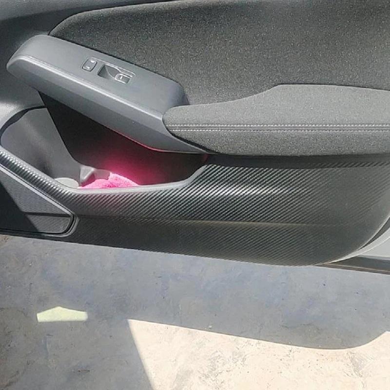 11. Generation Civic Carbon Fiber Anti-Kick Türpolster Stilvoller Innenraumaufkleber