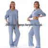 Maternity Fashion Spring/Autumn Two-Piece: Breastfeeding-Friendly Sweatshirt & Wide-Leg Pants Set for 2025