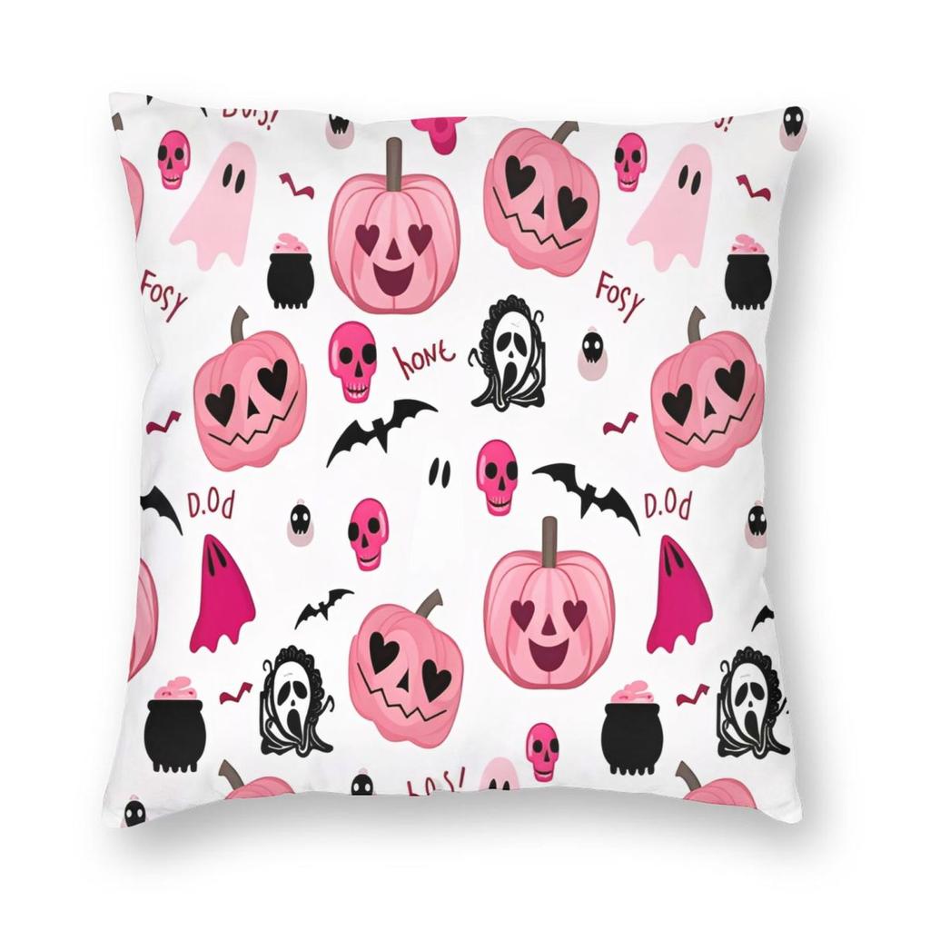 Fall Halloween Ghost Pumpkin Pillowcase Doublesided Printing Cushion Cover Gift Pillow Case Cover Living Room Wholesale Xcm