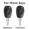 For Renault Dacia Master Kangoo Clio Modus Twingo For Nissan Kubistar Primastar For Opel Vivaro Tpu Car Key Case Cover Shell Fob