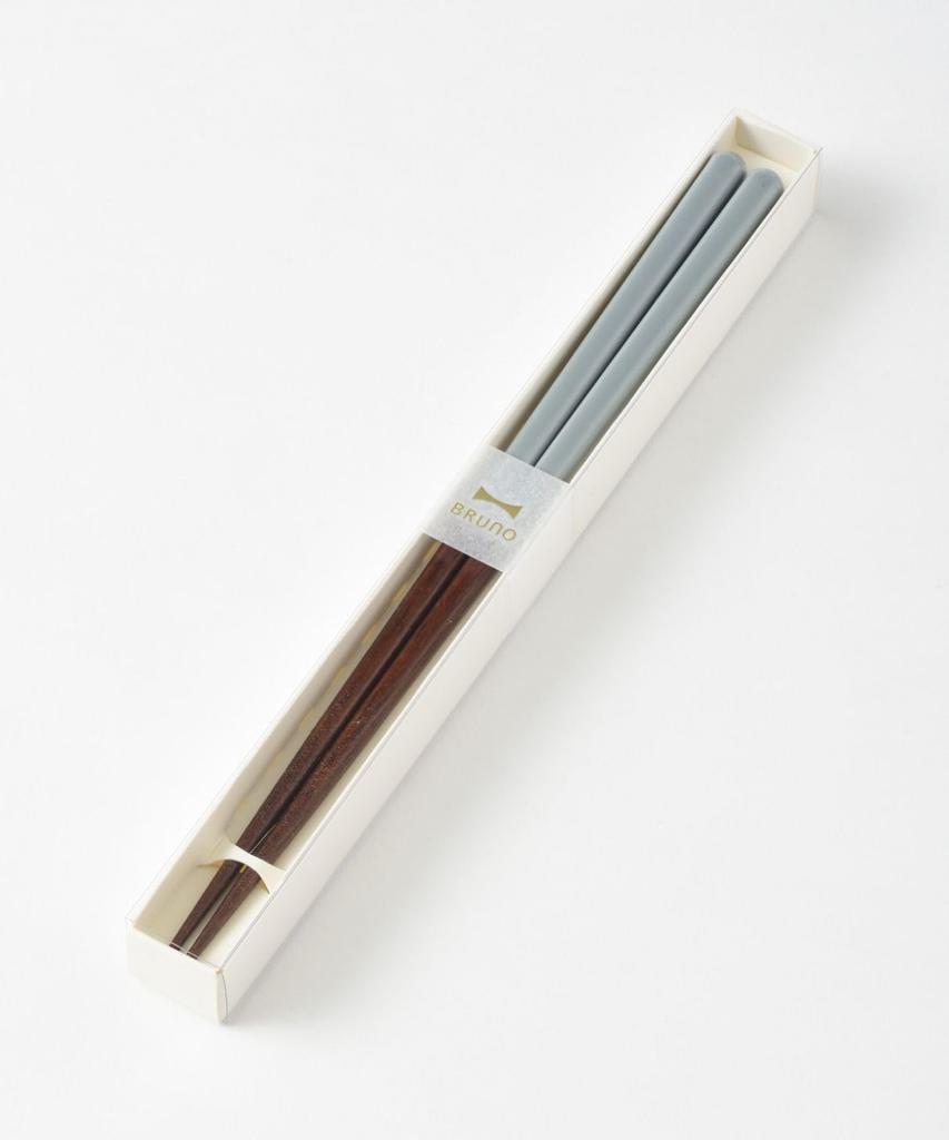 BRUNO Colored Rounded Chopsticks, White, No Size, 01969136