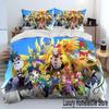 Anime Digimon Adventure Monster Beding Set Soft Duvet Cover Bed Linen Set Comfortable Quilt Cover Pilowcase Warm Comforter King Quen Sized Dimensions