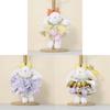 Cute Bunny Plush Keychain With Tulip Bow For Bag Decoration And Gift For Kids