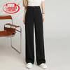 Women's High-Waist Wide-Leg Casual Trousers
