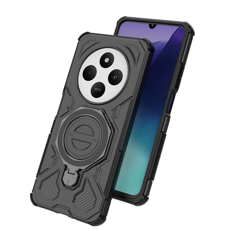 Magnetic Phone Cover For Xiaomi Redmi 14C Case Xiaomi Redmi 14C Cover Shockproof Magsafe Wireless Charging Case Xiaomi Redmi 14C