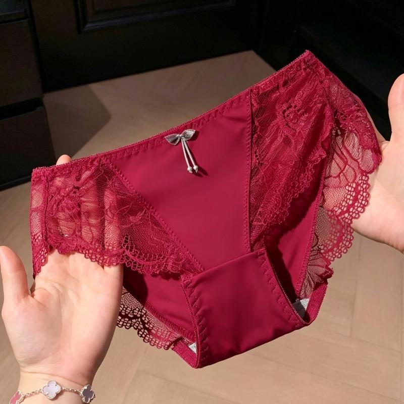 Chiloți tanga de vară subțiri pentru femei, stil nou, pură dorință, sexy, din dantelă, respirabili, mătase de gheață, talie joasă