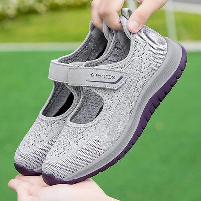 Damskie przewiewne buty casualowe z siateczki - Lekkie, z miękką podeszwą buty podróżne dla kobiet