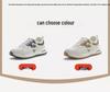 2024 Women's Lightweight Large Leather Running Shoes: Korean-Style Casual Sneakers