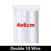Thicken Zipper Sealed Bags Clear Plastic Storage Bag for Small Jewelry Food Packing Reclosable Transparent Ziplock Sealing Bag